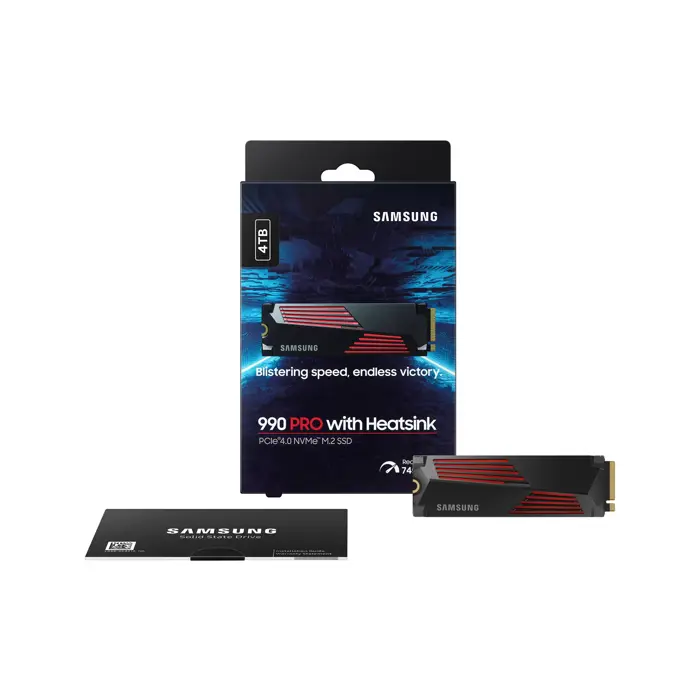 Samsung 990 Pro 4 TB M.2 PCI Express 4.0 NVMe V-NAND TLC