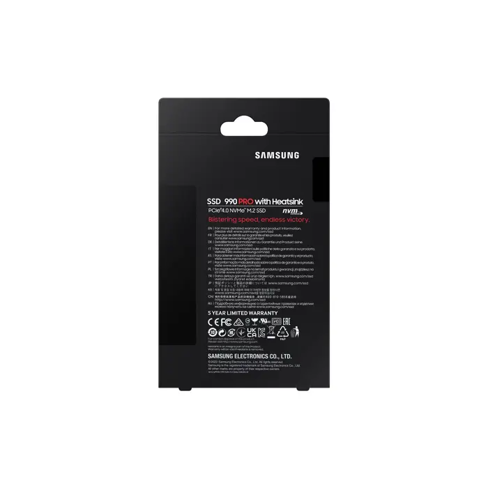 Samsung 990 Pro 4 TB M.2 PCI Express 4.0 NVMe V-NAND TLC