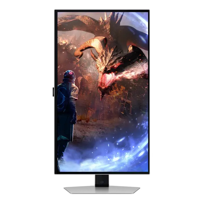 Samsung G60SD computer monitor 68.6 cm (27") 2560 x 1440 pixels Quad HD OLED Silver