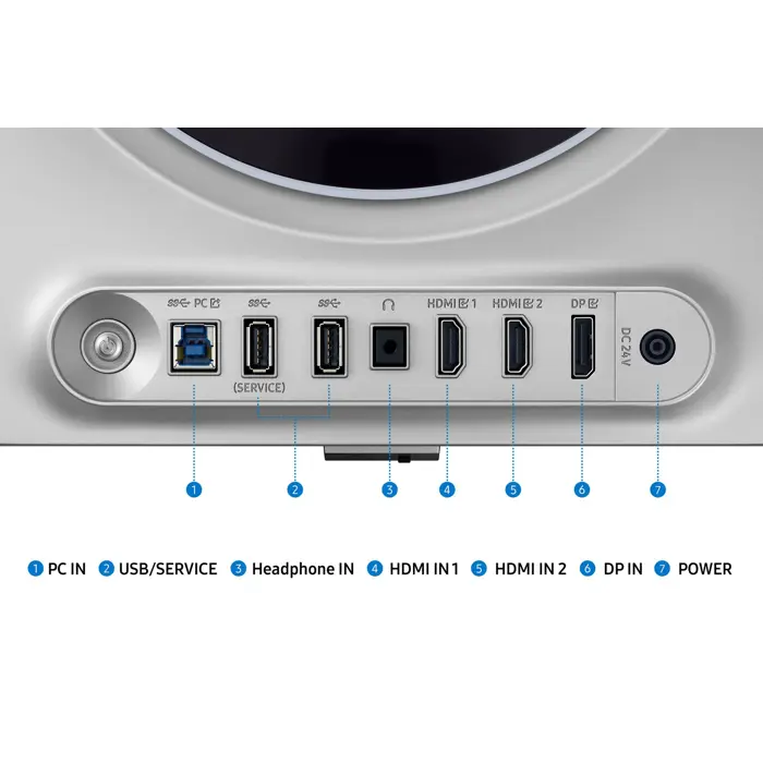 Samsung G60SD computer monitor 68.6 cm (27") 2560 x 1440 pixels Quad HD OLED Silver