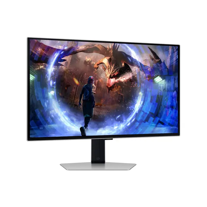 Samsung G60SD computer monitor 68.6 cm (27") 2560 x 1440 pixels Quad HD OLED Silver