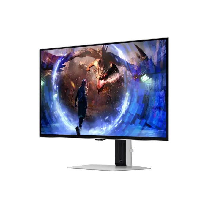 Samsung G60SD computer monitor 68.6 cm (27") 2560 x 1440 pixels Quad HD OLED Silver