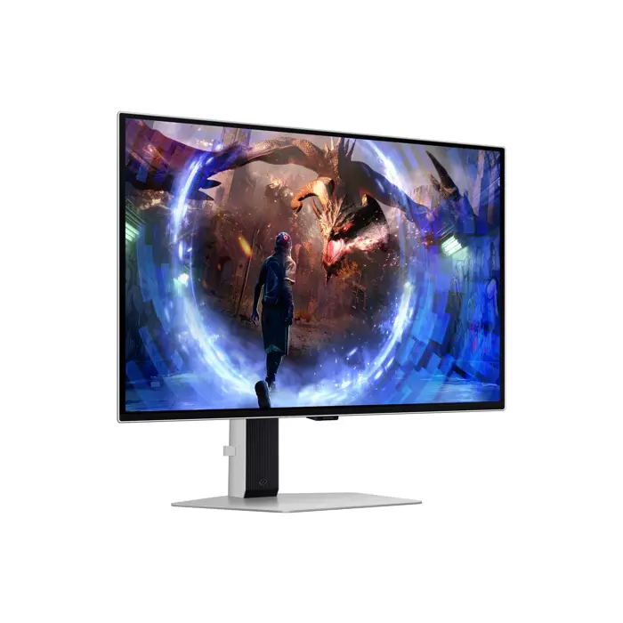 Samsung G60SD computer monitor 68.6 cm (27") 2560 x 1440 pixels Quad HD OLED Silver