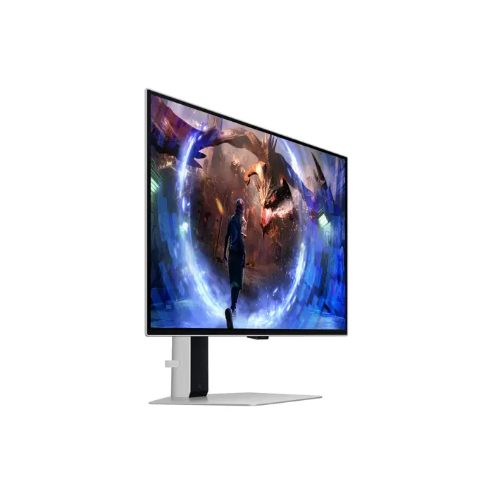 Samsung G60SD computer monitor 68.6 cm (27") 2560 x 1440 pixels Quad HD OLED Silver