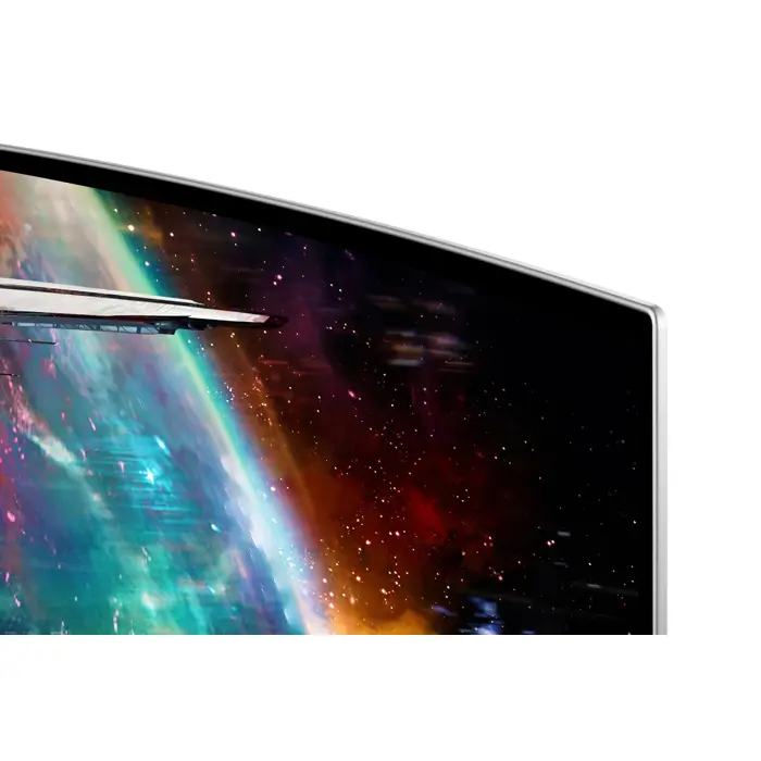Samsung G95SC computer monitor 124.5 cm (49") 5120 x 1440 pixels Dual QHD OLED Silver