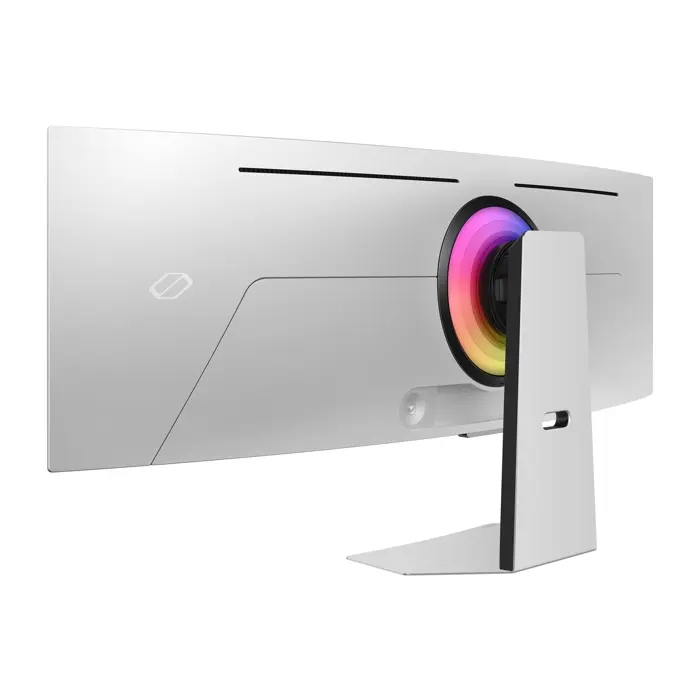 Samsung G95SC computer monitor 124.5 cm (49") 5120 x 1440 pixels Dual QHD OLED Silver
