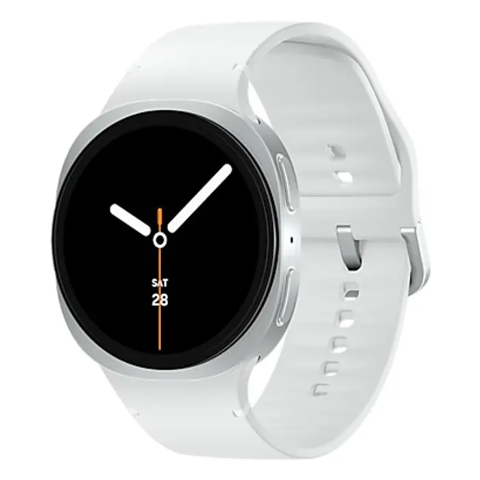 Samsung Galaxy Watch 8 3.81 cm (1.5") AMOLED 44 mm Digital 480 x 480 pixels Touchscreen Silver Wi-Fi GPS (satellite)