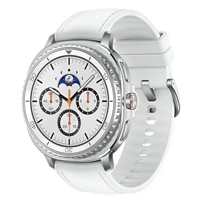 Samsung Galaxy Watch 8 Classic 3.3 cm (1.3") AMOLED 46 mm Digital 438 x 438 pixels Touchscreen 4G Silver Wi-Fi GPS (satellite)