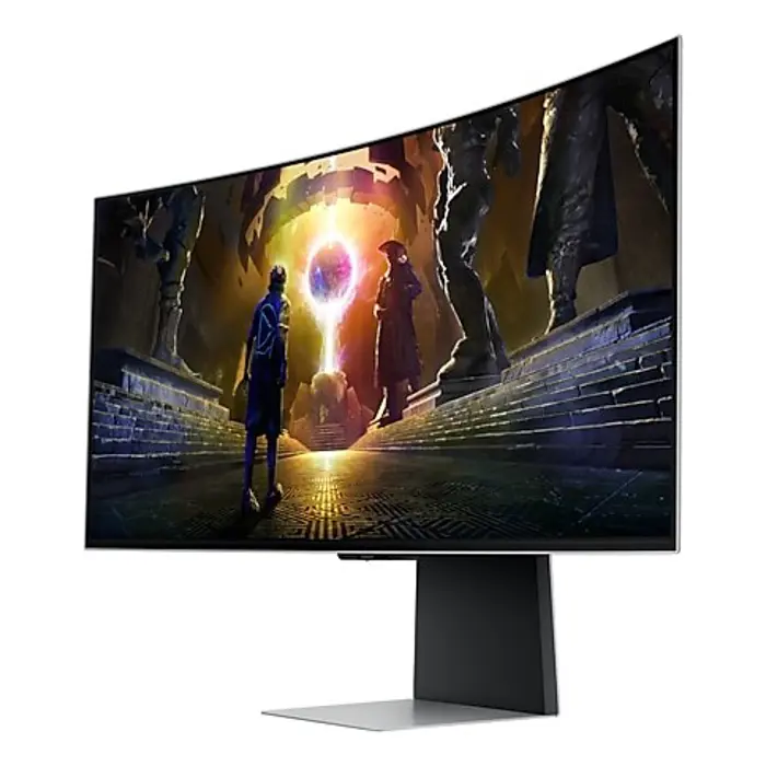 Samsung LS34DG850SUXDU computer monitor 86.4 cm (34") 3440 x 1440 pixels OLED Silver