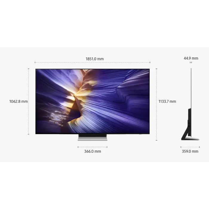 Samsung S90F QE83S90FAE 2.11 m (83") 4K Ultra HD Smart TV Wi-Fi Black