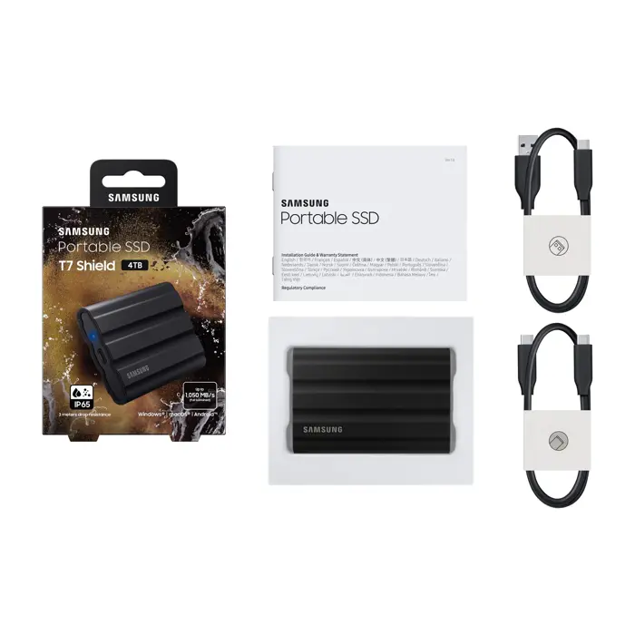 Samsung SSD Portable  T7 Shield 4TB Black Retail
