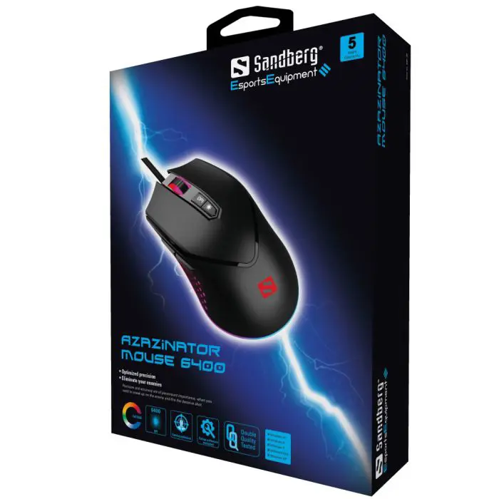 Sandberg Azazinator Mouse 6400 gaming mouse