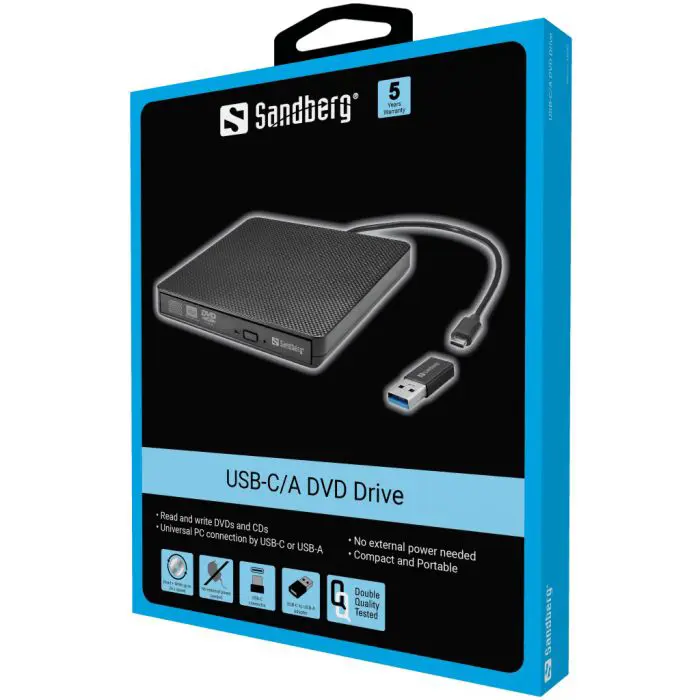 Sandberg External DVD-Pogon USB-C
