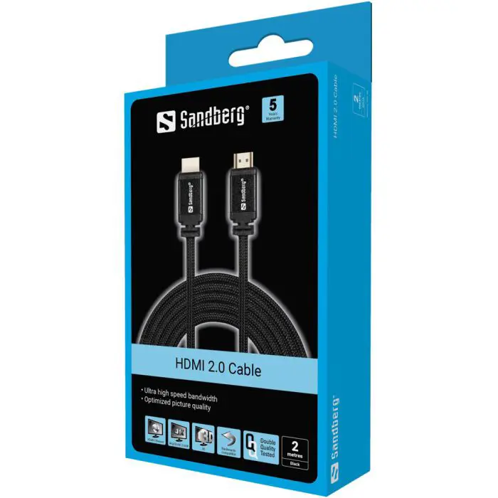 Sandberg HDMI 2.0 4k cable, 2m