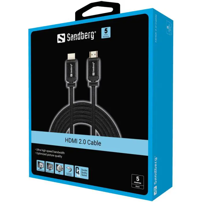 Sandberg HDMI 2.0 4k cable, 5m