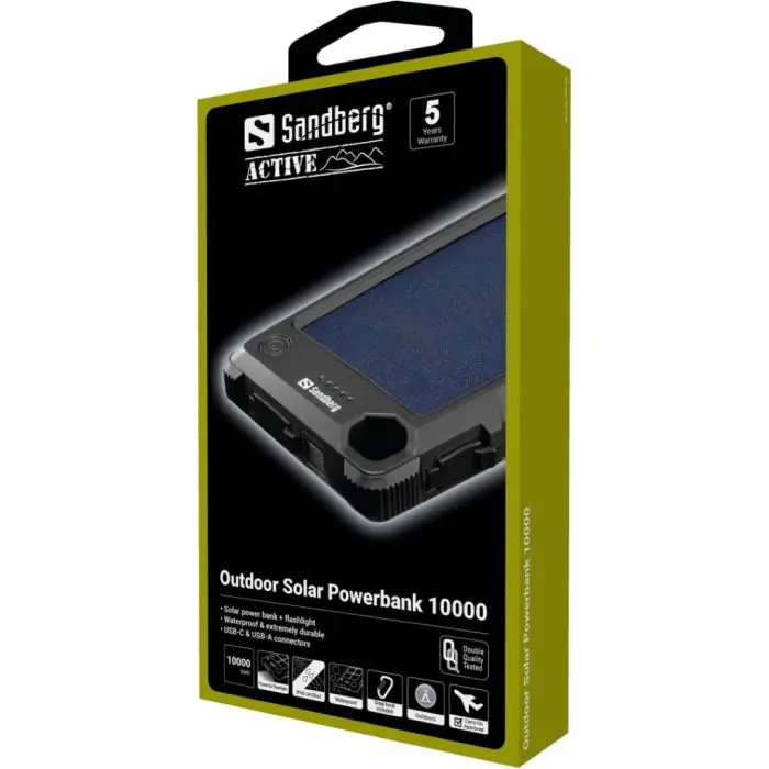 Sandberg Outdoor Solar Powerbank 10000 solar portable battery