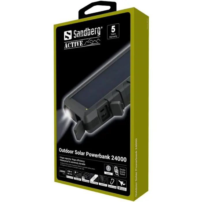Sandberg Outdoor Solar Powerbank 24000 portable battery