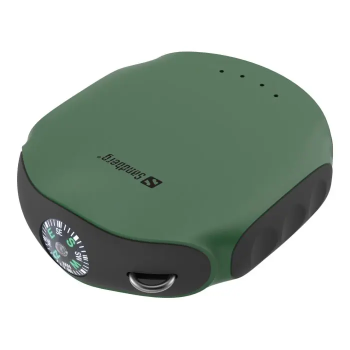 Sandberg Survivor Powerbank 10000mAh portable battery with LED flashlight and compass