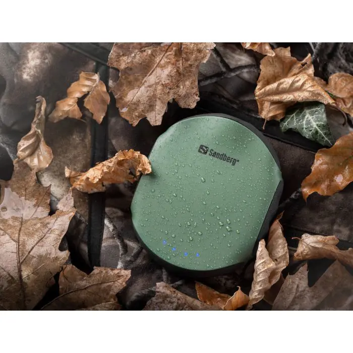 Sandberg Survivor Powerbank 10000mAh portable battery with LED flashlight and compass