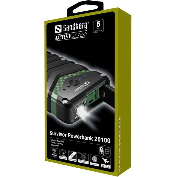 Sandberg Survivor Powerbank 20100 portable battery