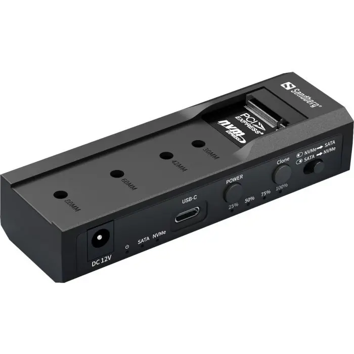 Sandberg USB 3.2 Cloner & Dock for M2 + NVMe + SATA