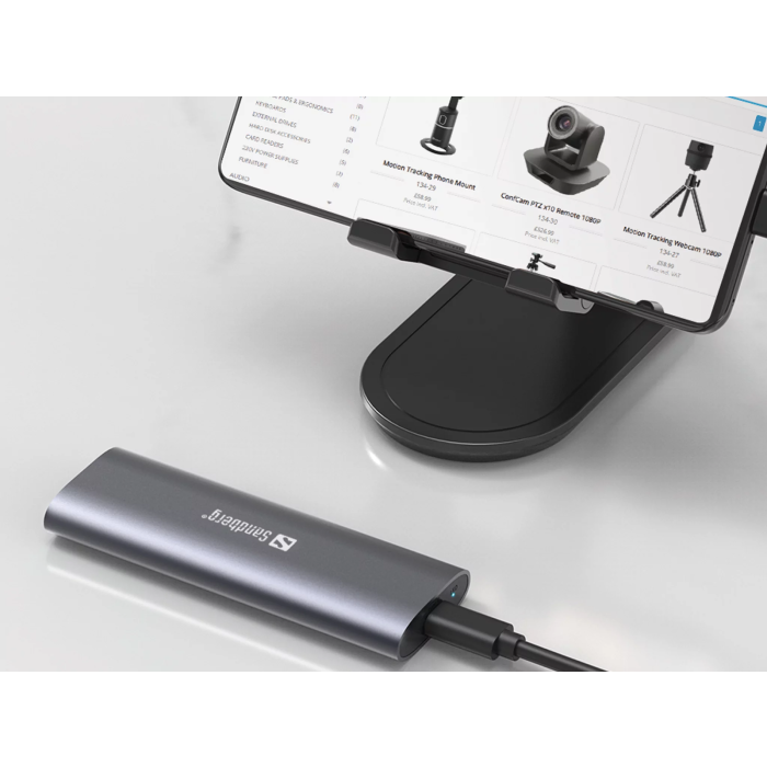 Sandberg USB 3.2 M.2 NVMe ohišje za SSD disk