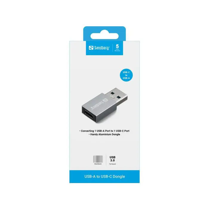 Sandberg USB-A to USB-C Dongle