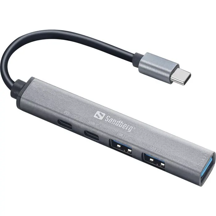 Sandberg USB-C to 3xusb-A + 2xusb-C Hub Saver