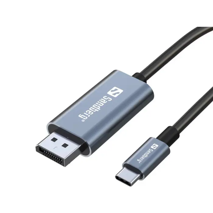 Sandberg USB-C to DisplayPort video connection cable 2m