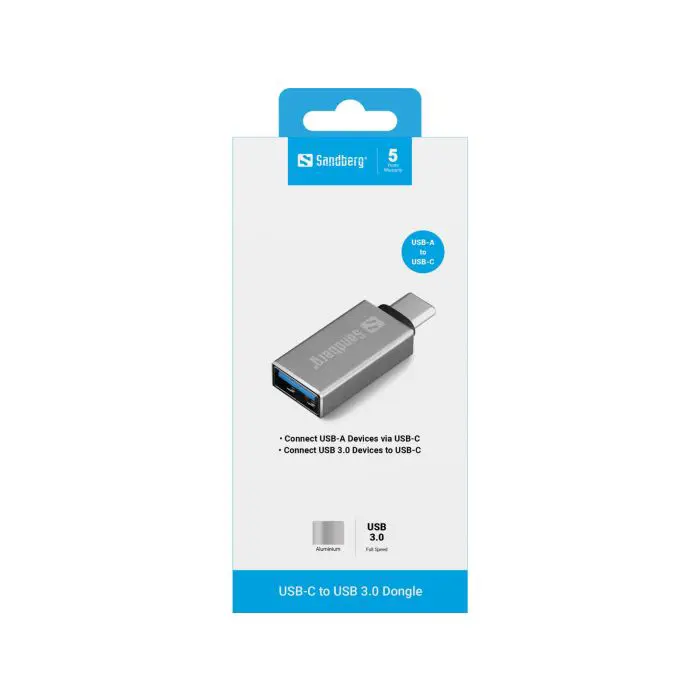 Sandberg USB-C/USB-A 3.0 adapter