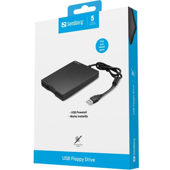 Sandberg USB Floppy Mini Reader