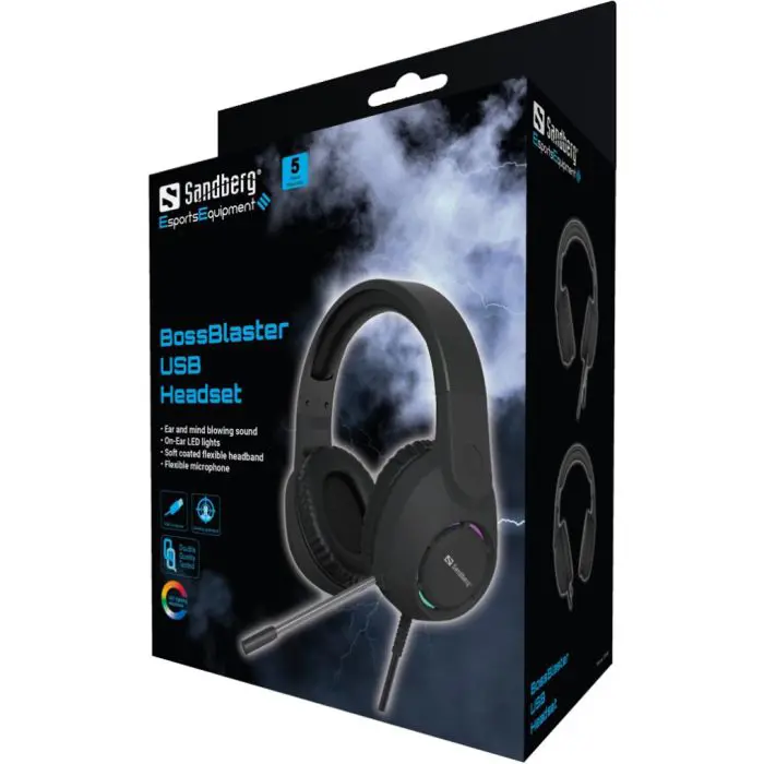 Sandberg USB gaming headset BossBlaster
