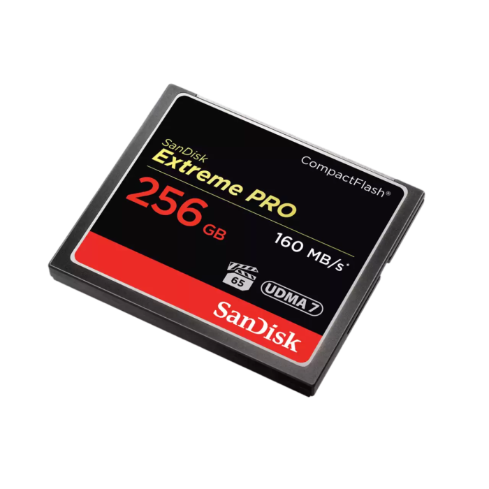 SanDisk 256GB Extreme Pro CompactFlash UDMA 7 VPG-65 spominska kartica