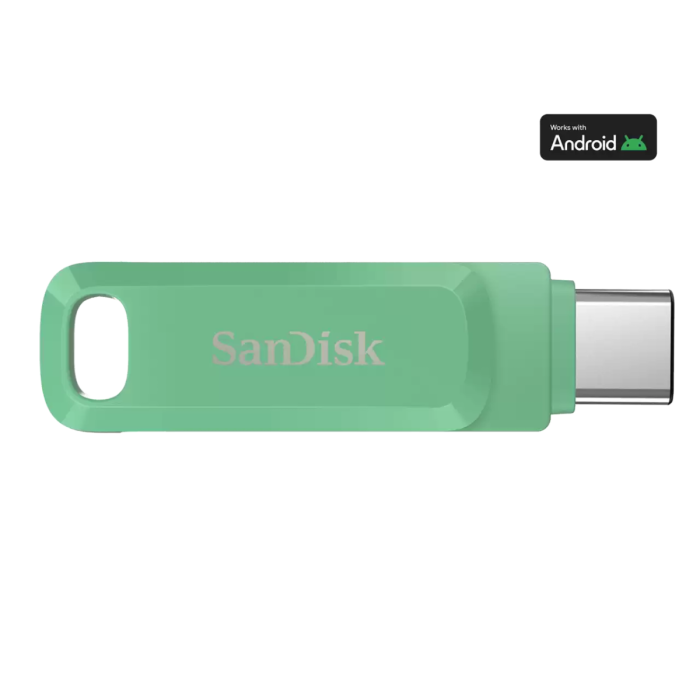 SanDisk 512GB Ultra Dual Drive Go USB-C/A 3.2 USB ključ (zelen)