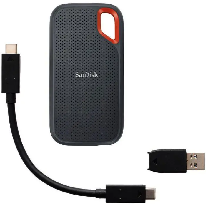 SanDisk Extreme 2TB Portable SSD 1050/1000 MB / s USB 3.2 Gen 2