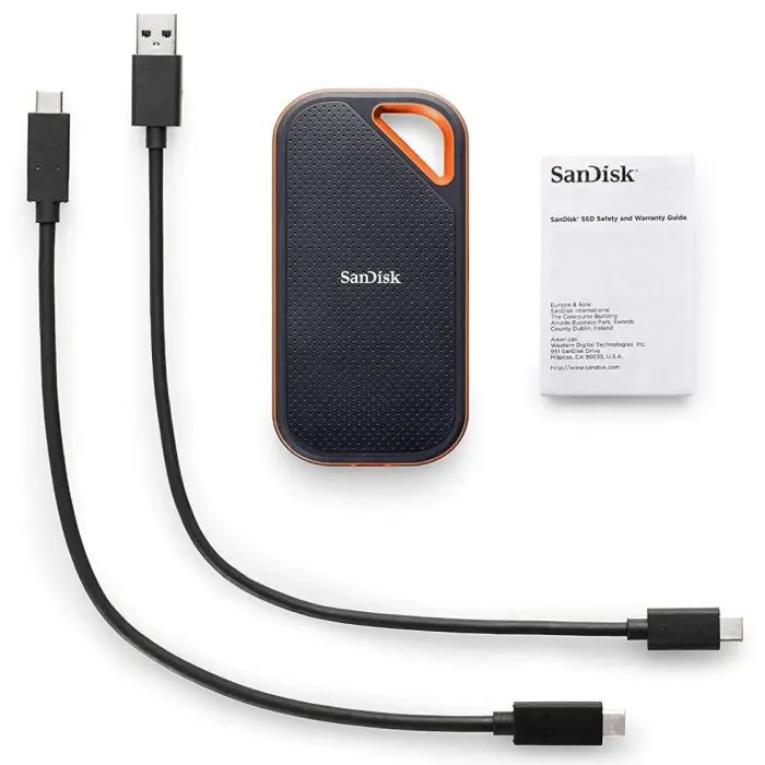 SanDisk Extreme PRO 1TB Portable SSD - Read / Write Speeds up to 2000MB / s, USB 3.2 Gen 2x2,