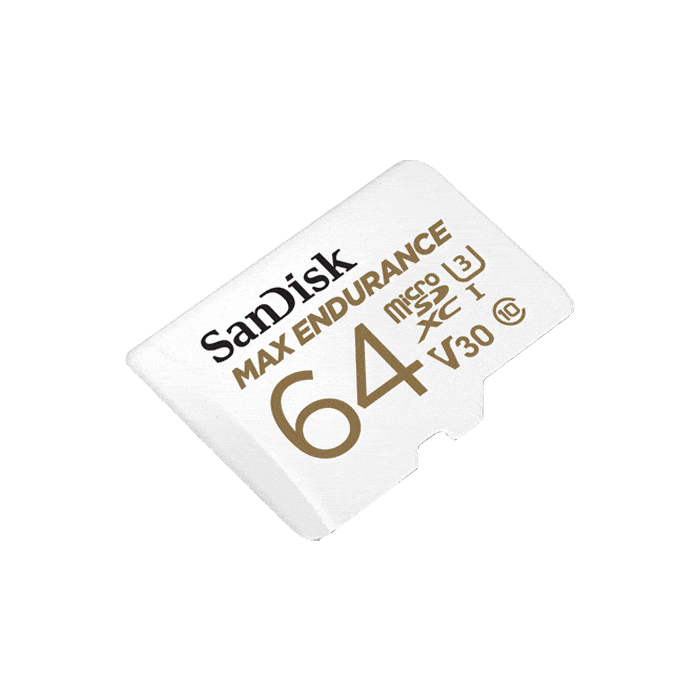 SanDisk MAX ENDURANCE microSDXC 64GB + SD Adapter