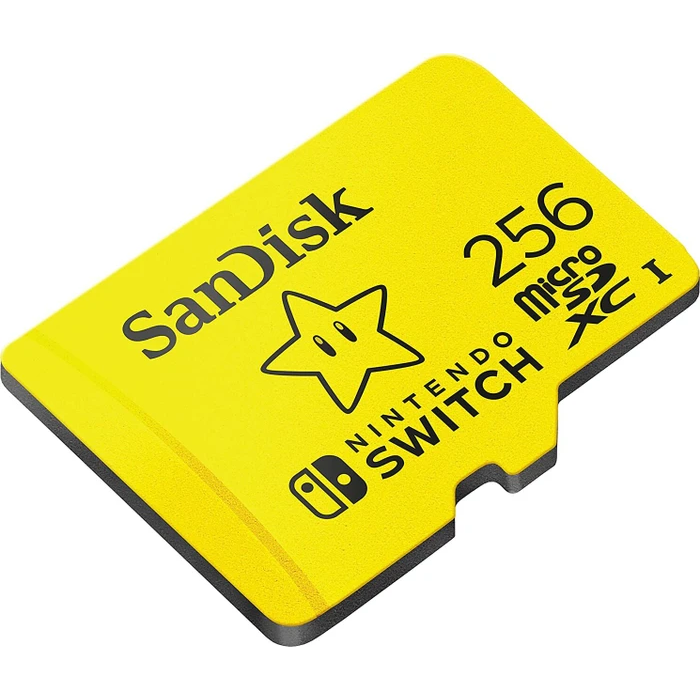 SanDisk microSDXC card for Nintendo Switch 256GB, up to 100MB/s Read, 60MB/s Write, U3, C10, A1, UHS-1