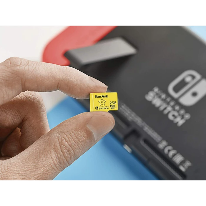 SanDisk microSDXC card for Nintendo Switch 256GB, up to 100MB/s Read, 60MB/s Write, U3, C10, A1, UHS-1