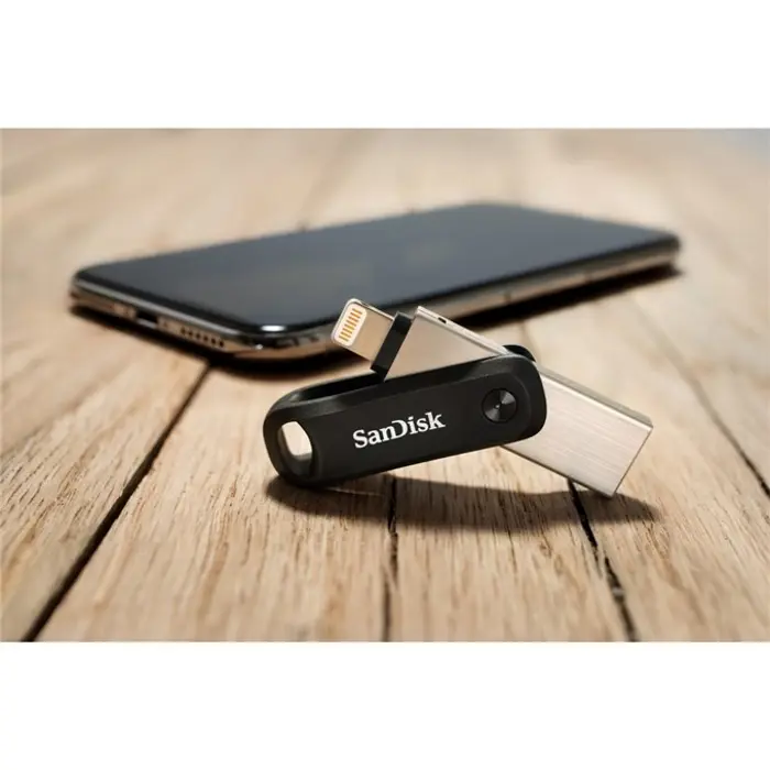 SanDisk SDIX60N-256G-GN6NE USB flash drive 256 GB 3.2 Gen 1 (3.1 Gen 1) Grey, Silver