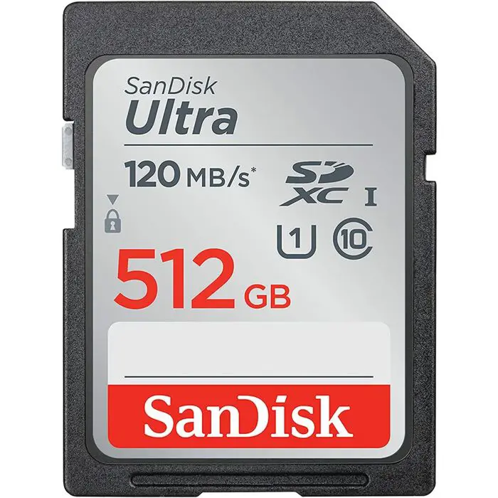 SanDisk Ultra 512GB SDXC memory card 150MB/s