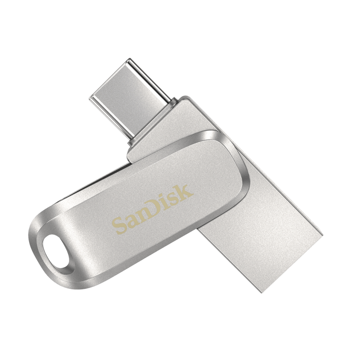 SanDisk Ultra Dual Drive Luxe USB Type-C 128GB 150MB / s USB 3.1 Gen 1, silver