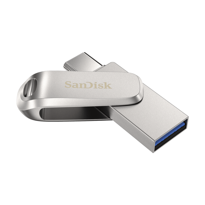 SanDisk Ultra Dual Drive Luxe USB Type-C 1TB 150MB / s USB 3.1 Gen 1, silver