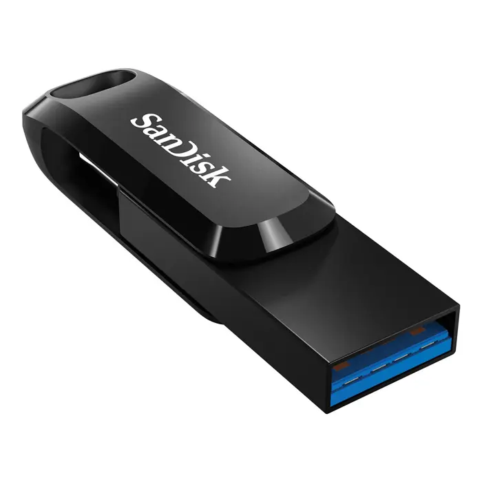 SanDisk Ultra Dual Drive USB flash drive 128 GB USB Type-A / USB Type-C 3.2 Gen 1 (3.1 Gen 1) Black, Silver