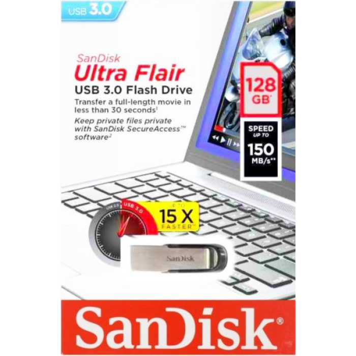 Sandisk Ultra Flair 128GB USB3.0 memory stick