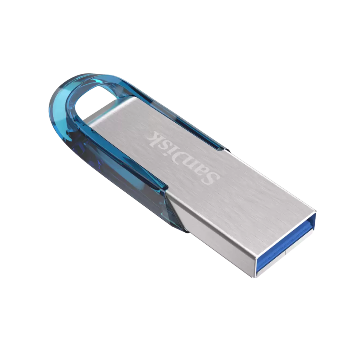 Sandisk Ultra Flair 64GB USB3.0 memory stick - blue