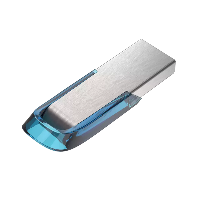 Sandisk Ultra Flair 64GB USB3.0 memory stick - blue