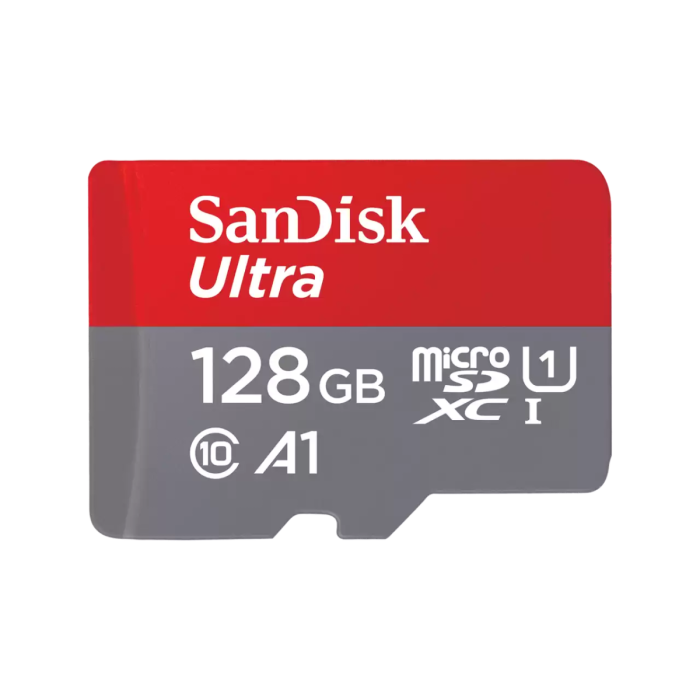 SanDisk Ultra microSDXC 128GB + SD Adapter 140MB/s A1 Class 10 UHS-I