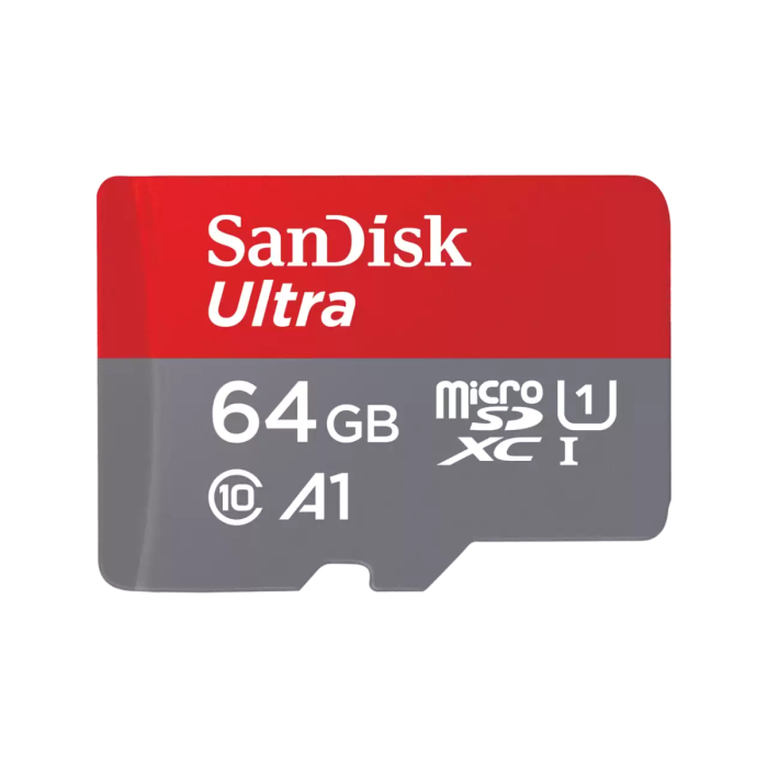 SanDisk Ultra microSDXC 64GB + SD Adapter 140MB/s A1 Class 10 UHS-I