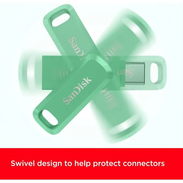 SanDisk USB 128GB Ultra Dual Drive Go USB Type-C 400MB/s - Green